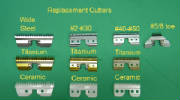 photo of various clipper blade cutters available